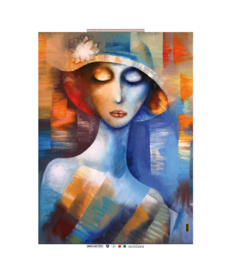 Framework WOMAN WITH HAT G5016 PINTDECOR