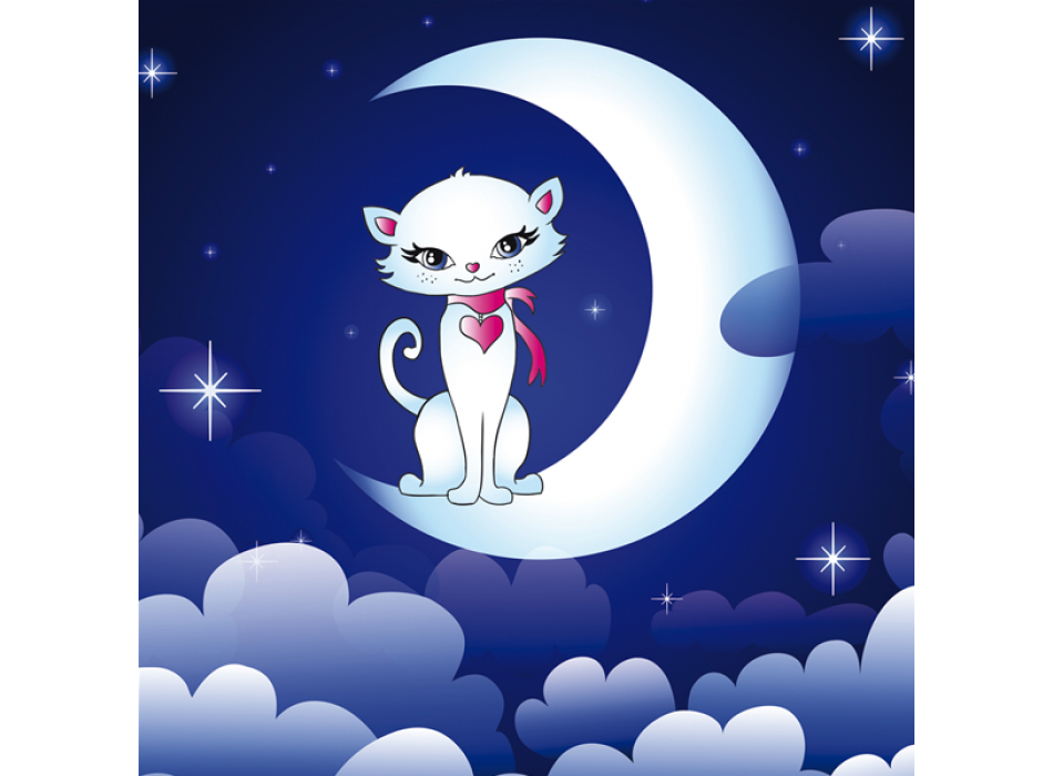 Framework THE CAT IN THE MOON G2348 PINTDECOR