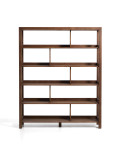 Norani shelving unit in solid wood and acacia veneer 150 x 185 cm