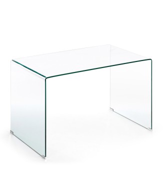 Burano desk 125 x 70 cm transparent