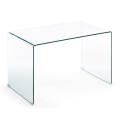 Burano Desk 125 x 70 cm Transparent