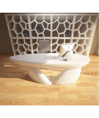 SOFTSTONE DESK IN ADAMANTX ZAD