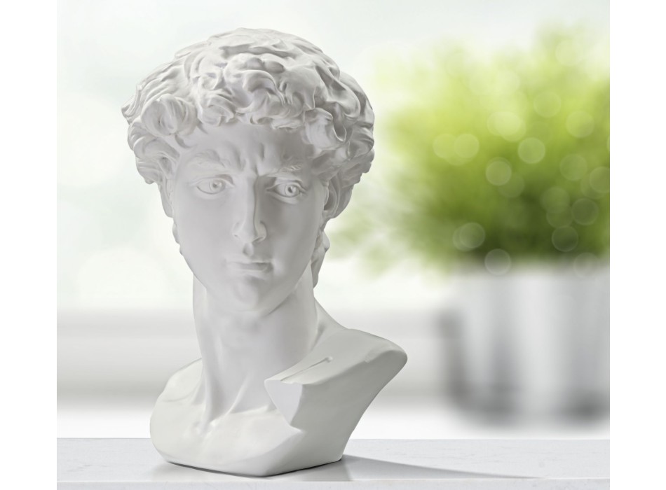 ANTIQUE WHITE HEAD SCULPTURE