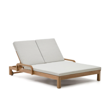Sonsaura deck chair in solid FSC 100% eucalyptus wood