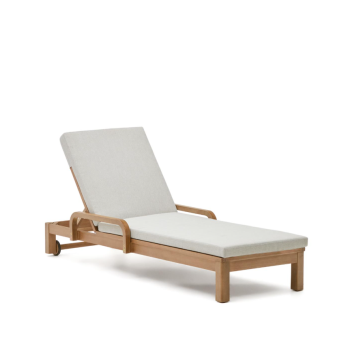 Sonsaura deck chair in solid FSC 100% eucalyptus wood