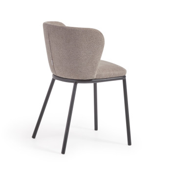Ciselia chair in chenille fabric