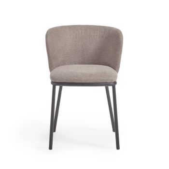 Ciselia chair in chenille fabric