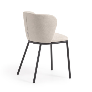 Ciselia chair in chenille fabric