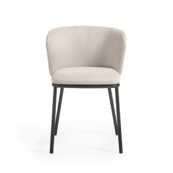 Ciselia chair in chenille fabric