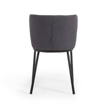 Ciselia chair in chenille fabric