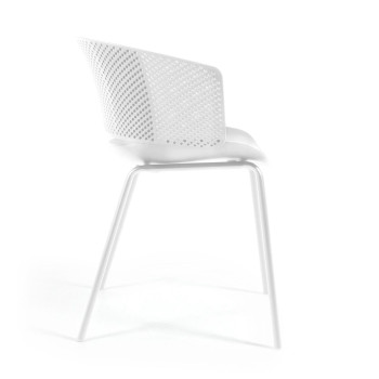100% Yeray white outdoor chair