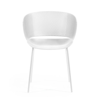 100% Yeray white outdoor chair