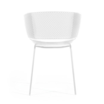 100% Yeray white outdoor chair