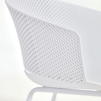 100% Yeray white outdoor chair