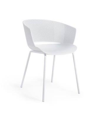 100% Yeray white outdoor chair