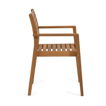 Hanzel outdoor chair in 100% FSC solid acacia wood