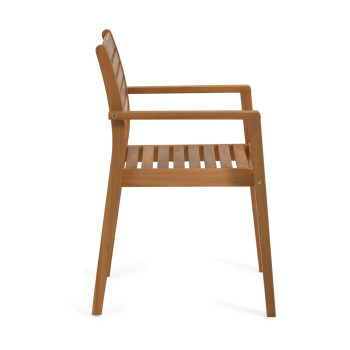 Hanzel outdoor chair in solid acacia wood FSC 100%