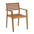 Hanzel outdoor chair in solid acacia wood FSC 100%