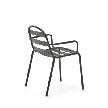 Joncols outdoor chair in painted aluminum