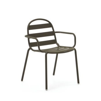 Joncols outdoor chair in painted aluminum