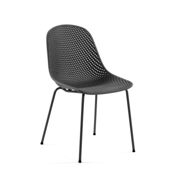 Quinby grey outdoor chair
