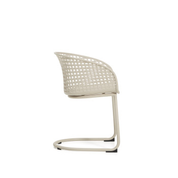 Tenaro outdoor chair in plastic with steel frame