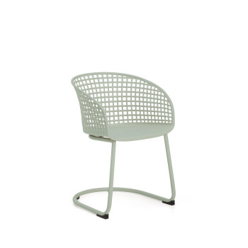 Tenaro outdoor chair in plastic with steel frame