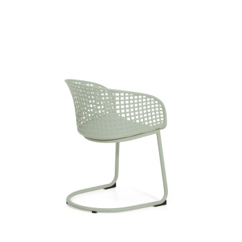 Tenaro outdoor chair in plastic with steel frame