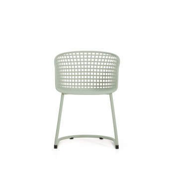 Tenaro outdoor chair in plastic with steel frame