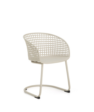Tenaro outdoor chair in plastic with steel frame