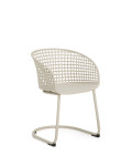 Tenaro outdoor chair in plastic with steel frame