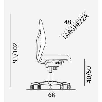 King N02 COMEL office chair