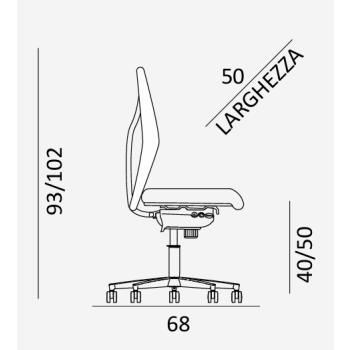 King N102 COMEL Office Chair