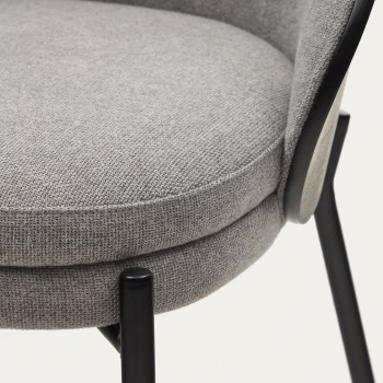 Eamy chair in light grey ash veneer