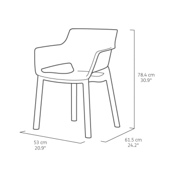 ELISA KETER chair