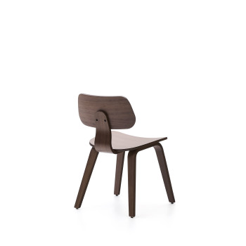 Gena chair in walnut veneer