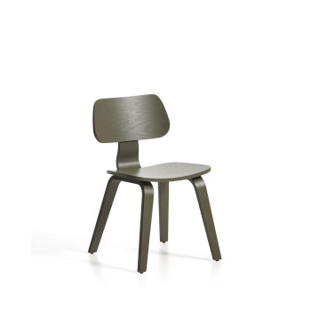 Gena chair in oak veneer with finish