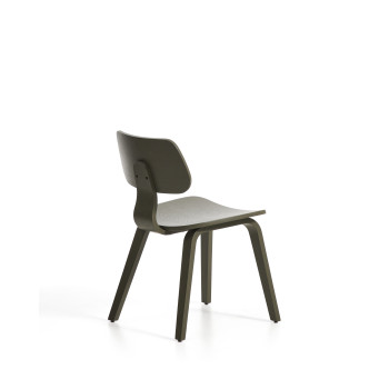 Gena chair in oak veneer with finish