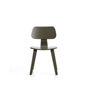 Gena chair in oak veneer with finish