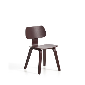 Gena chair in oak veneer with finish