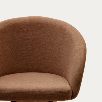 Marvin chenille swivel chair