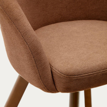 Marvin chenille swivel chair