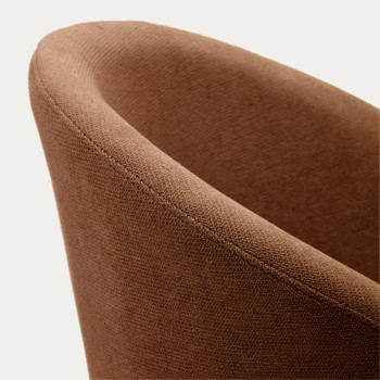 Marvin chenille swivel chair