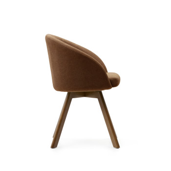 Marvin chenille swivel chair