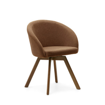Marvin chenille swivel chair