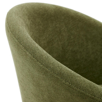Marvin chenille swivel chair