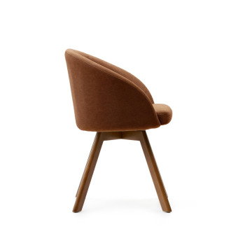Marvin chenille swivel chair