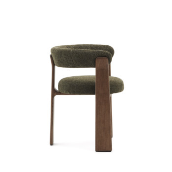 Granite 3-legged chenille chair