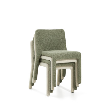 Loria stackable chenille chair