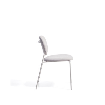 Meli stackable chenille chair